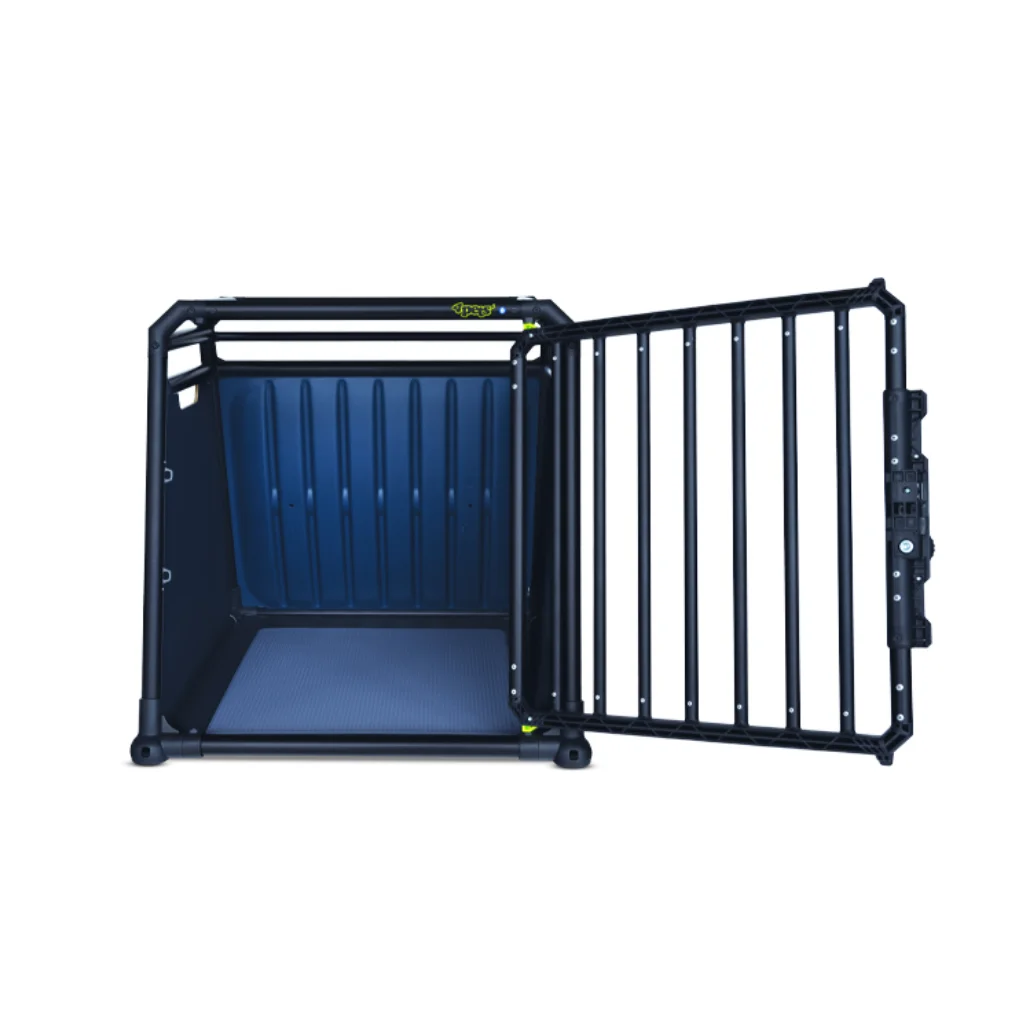 4pets PRO Noir 3 Small – Κλουβί Μεταφοράς Αυτοκινήτου για Σκύλο έως 35 kg